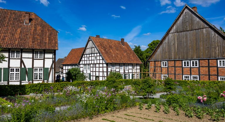 Bauernhäuser im Freilichtmuseum Detmold