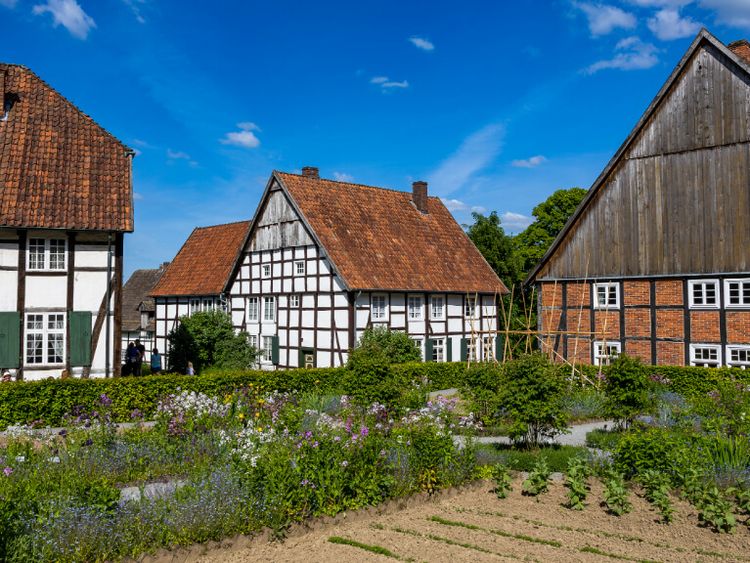 Bauernhäuser im Freilichtmuseum Detmold