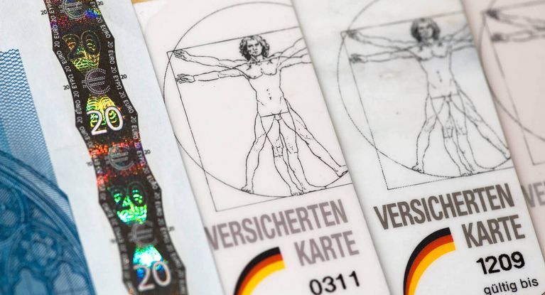 Versicherungskarte für Krankenversicherung