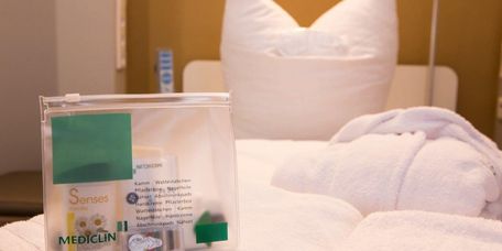 Bettdecke im Wahlleistungszimmer